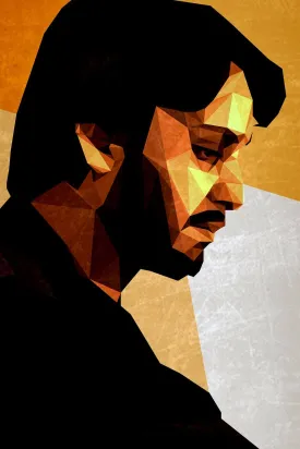 Soumitra Chatterjee - Bengali Movie Star Fan Art Poster - Posters