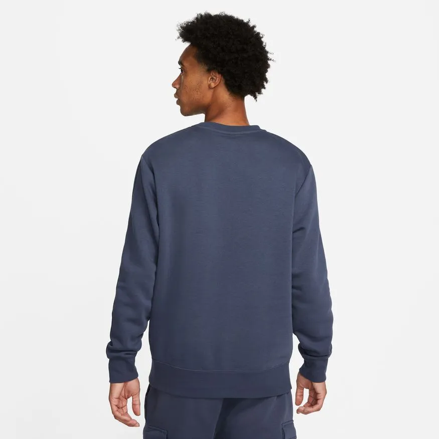 Sweat Nike Sportswear Fleece - Bleu/Argent