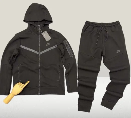 Tech Fleece Negru Model-2023 [SET COMPLET]