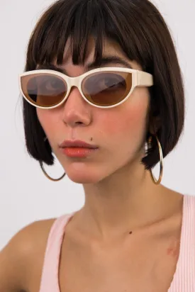 Telma Beige Sunglasses