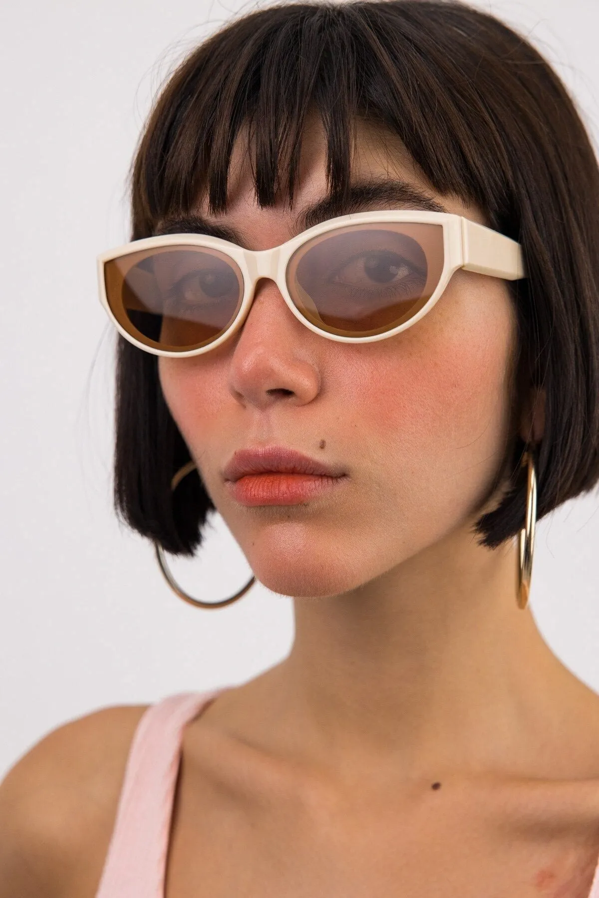 Telma Beige Sunglasses