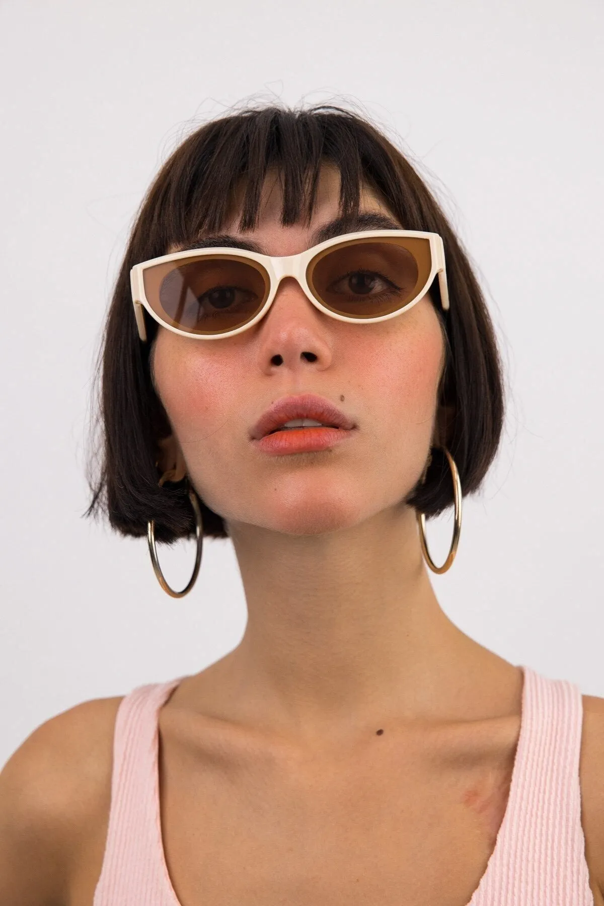 Telma Beige Sunglasses