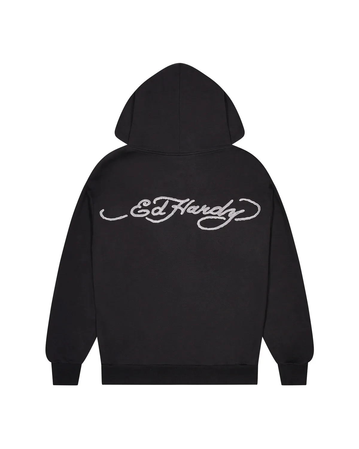 Trapstar x Ed Hardy Irongate Zip Through Hoodie - Black