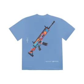 Travis Scott The Scotts Astro Goosebumps T-Shirt Blue