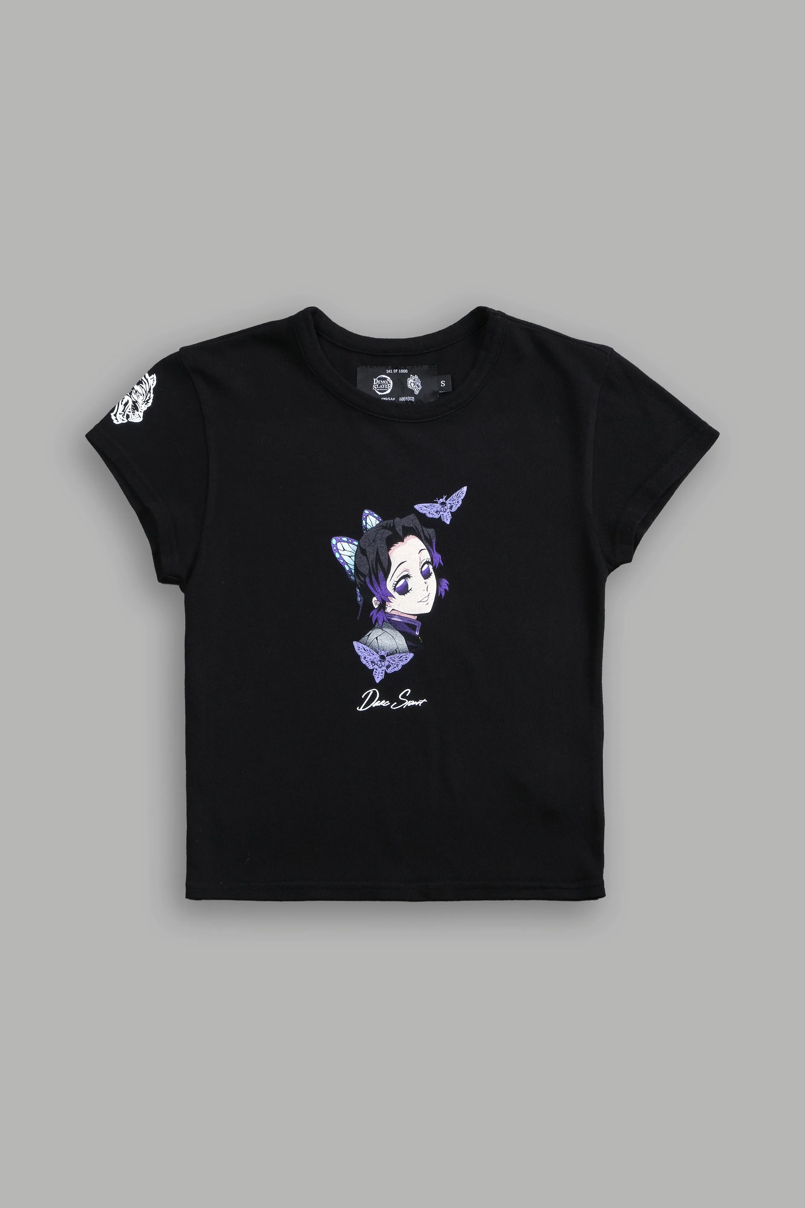 True Flutter "Baby" Tee in Black