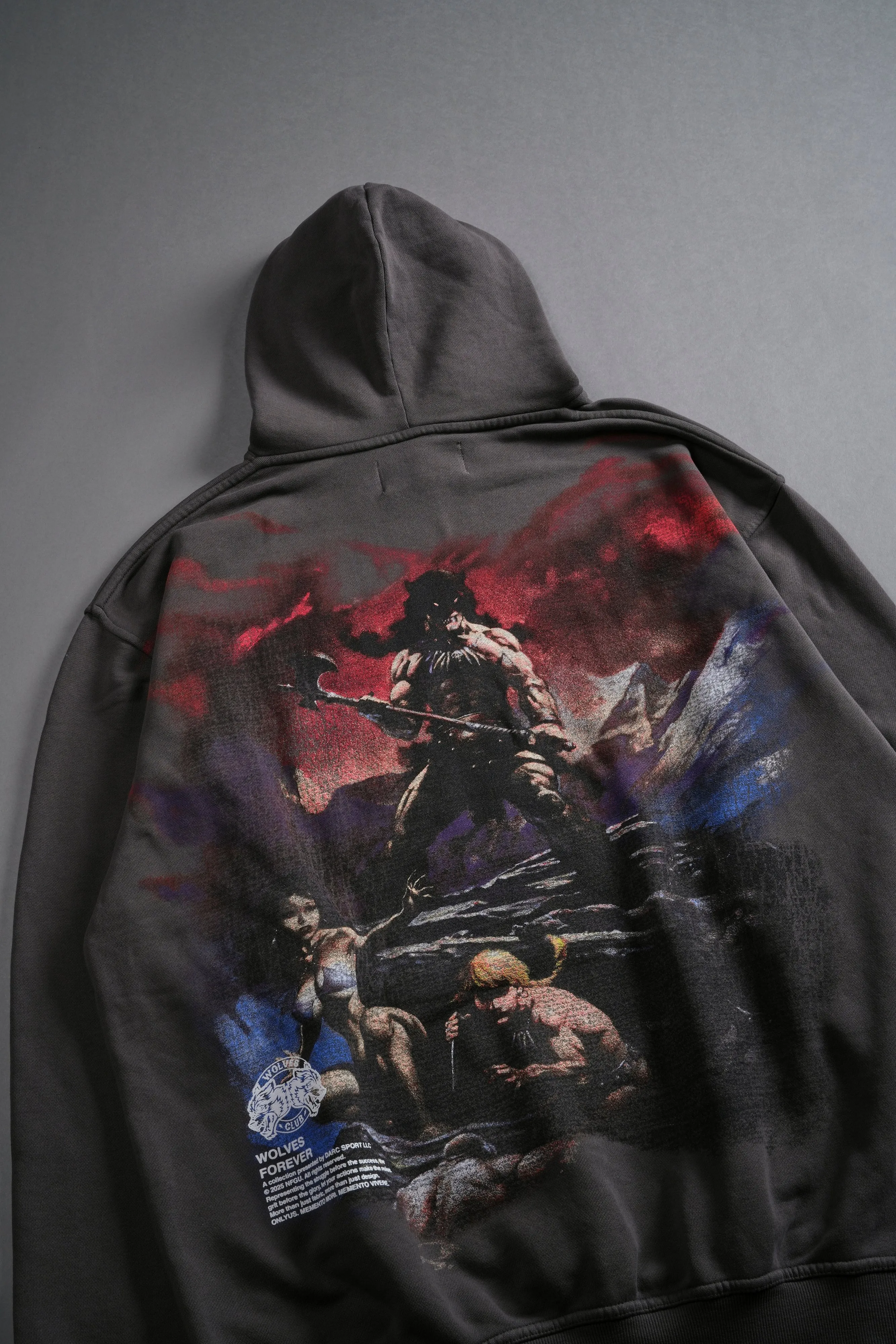 Victory Or Valhalla "Pierce" Hoodie in Wolf Gray