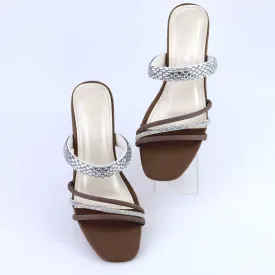 Women Casual Studded Strap Low Heel Sandal Sale Shoes