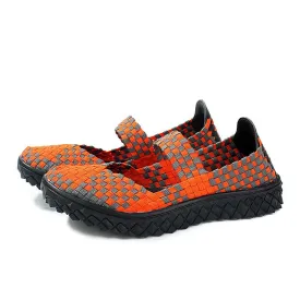 Women's hollow closed toe woven sandals